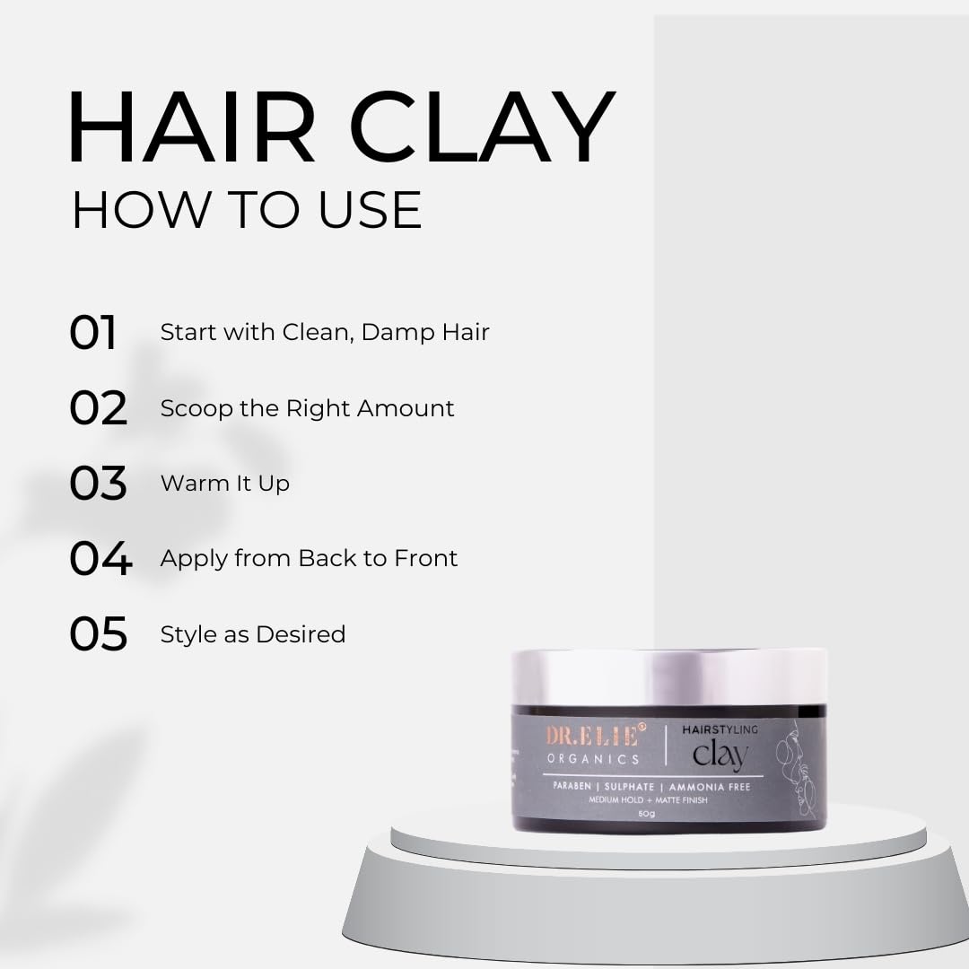 dr elie organics hair clay dr elie organics hair clay