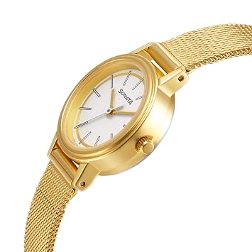 sonata gold watch for women sonata gold watch for women